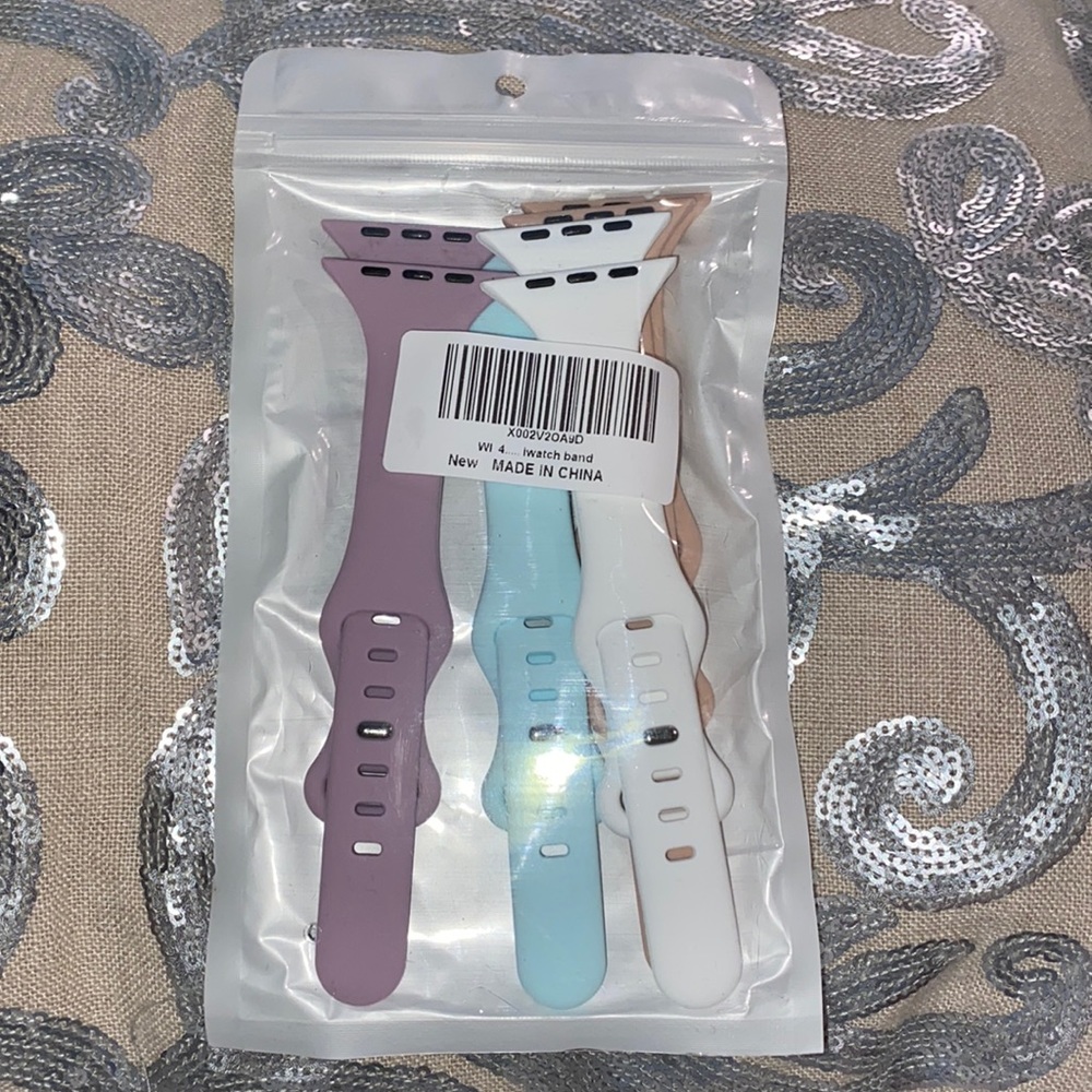 Pack of 4 Slim Apple Watch Bands